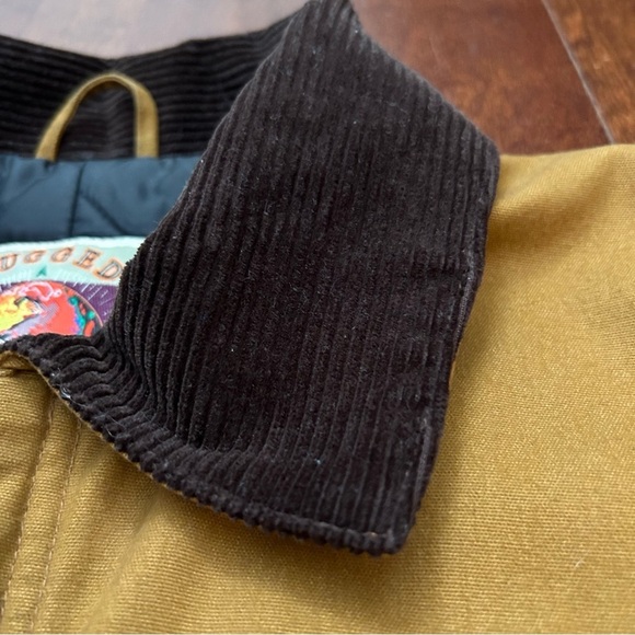 Rugged Exposure Men’s Mustard Brown and Corduroy Jacket, Size Medium - Picture 10 of 16